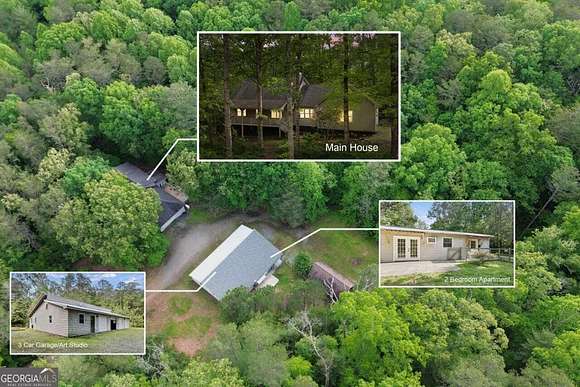 12.52 Acres of Land with Home for Sale in Ellijay, Georgia