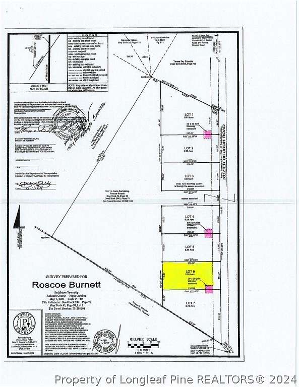 0.58 Acres of Residential Land for Sale in Lumberton, North Carolina