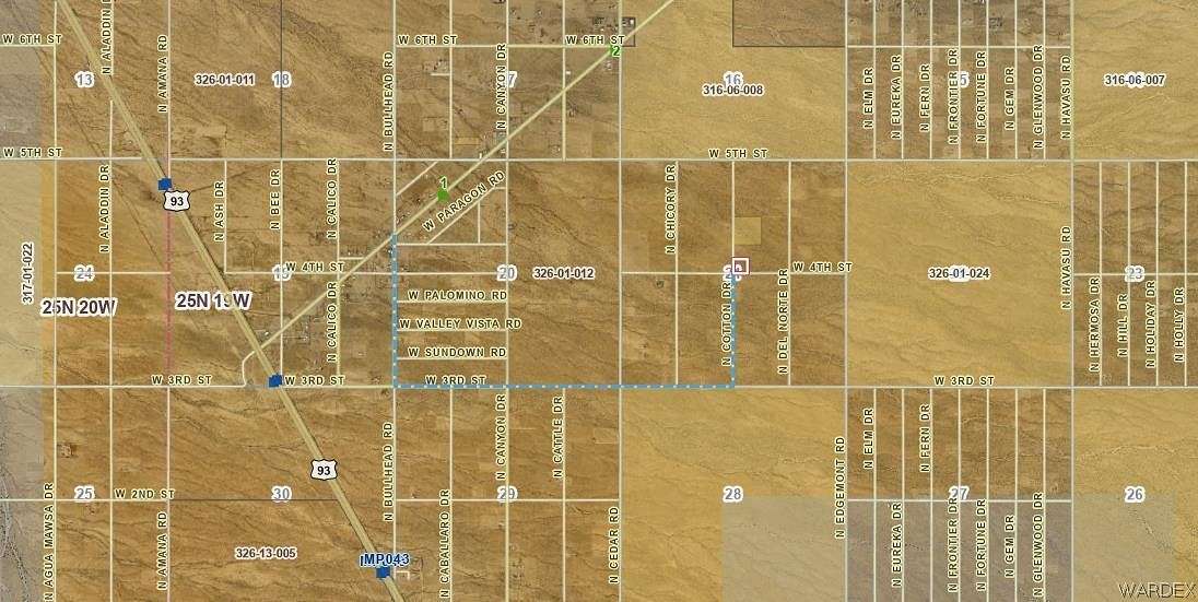 2.502 Acres of Residential Land for Sale in Dolan Springs, Arizona