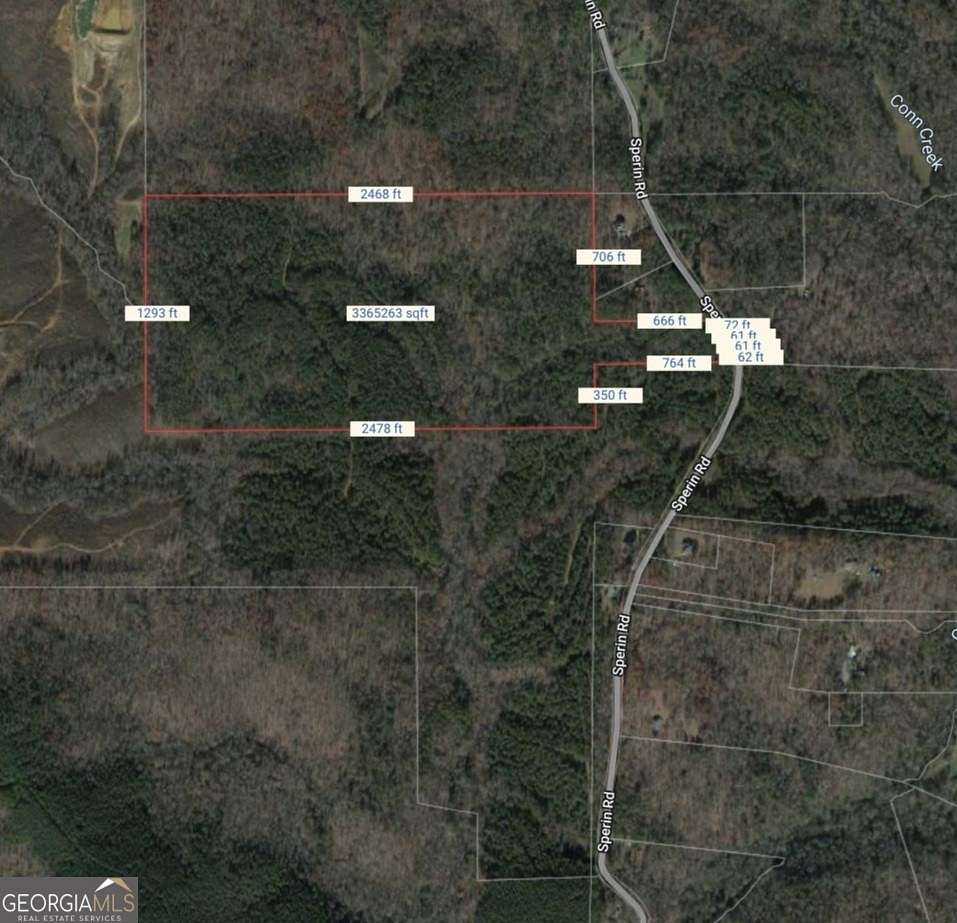 80 Acres of Recreational Land for Sale in Ball Ground, Georgia