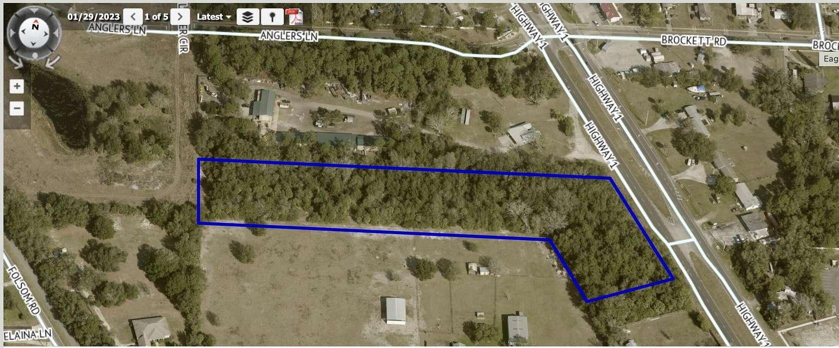 5.54 Acres of Residential Land for Sale in Mims, Florida