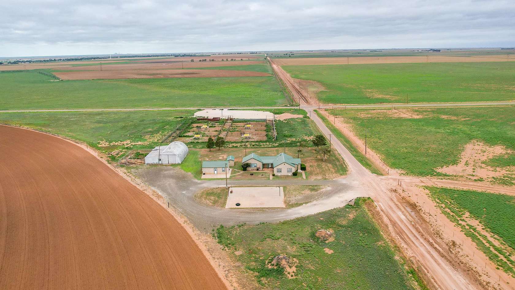 8.42 Acres of Land with Home for Sale in Springlake, Texas