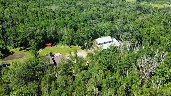 10 Acres of Land with Home for Sale in Pine River, Minnesota