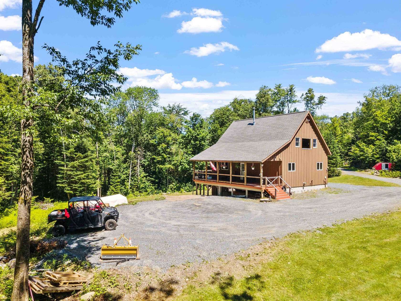 12 Acres of Recreational Land with Home for Sale in Warren, New Hampshire