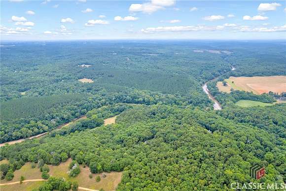 10 Acres of Recreational Land with Home for Sale in Bowman, Georgia