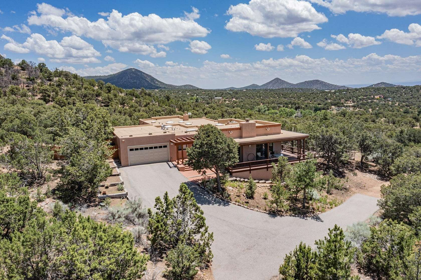 5 Acres of Residential Land with Home for Sale in Santa Fe, New Mexico