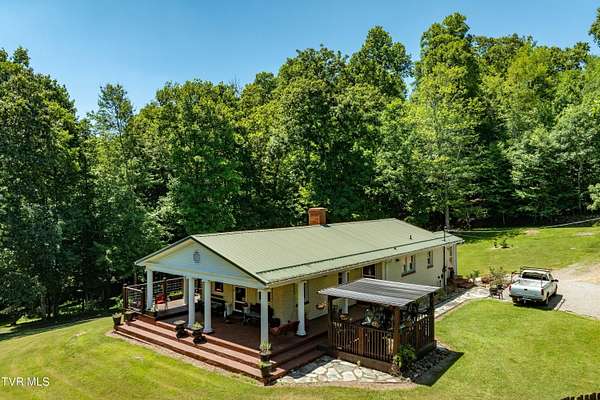 11.2 Acres of Recreational Land with Home for Sale in Mountain City, Tennessee