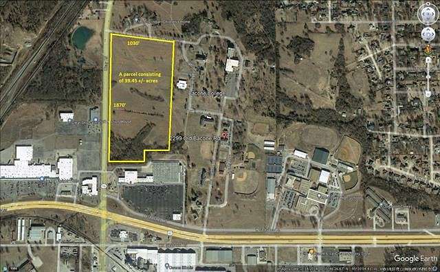 39.45 Acres of Commercial Land for Sale in Muskogee, Oklahoma