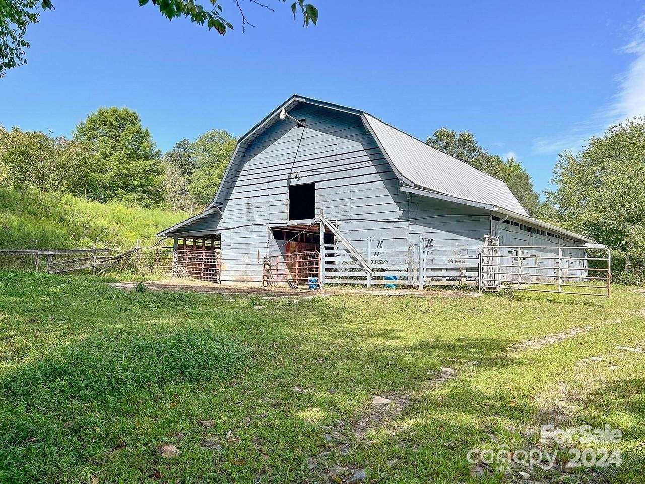 70.3 Acres of Land with Home for Sale in Black Mountain, North Carolina