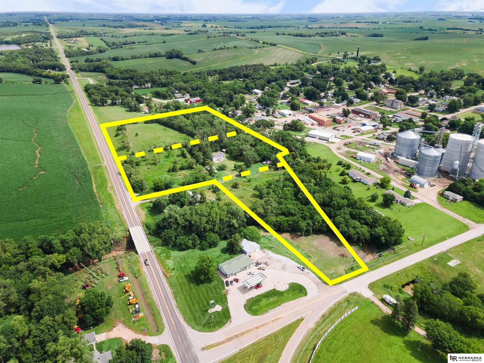 13.19 Acres of Land with Home for Sale in Prague, Nebraska