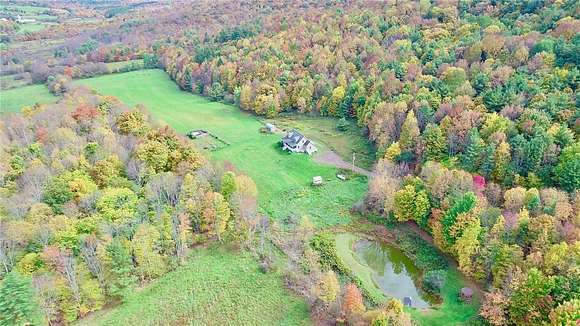 11.2 Acres of Land with Home for Sale in Stamford, New York