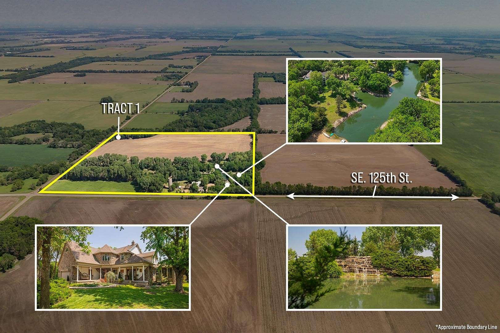 78.42 Acres of Land with Home for Sale in Sedgwick, Kansas