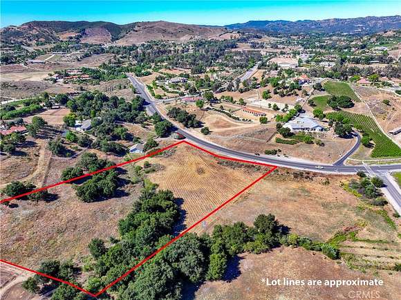 5.01 Acres of Land for Sale in Murrieta, California