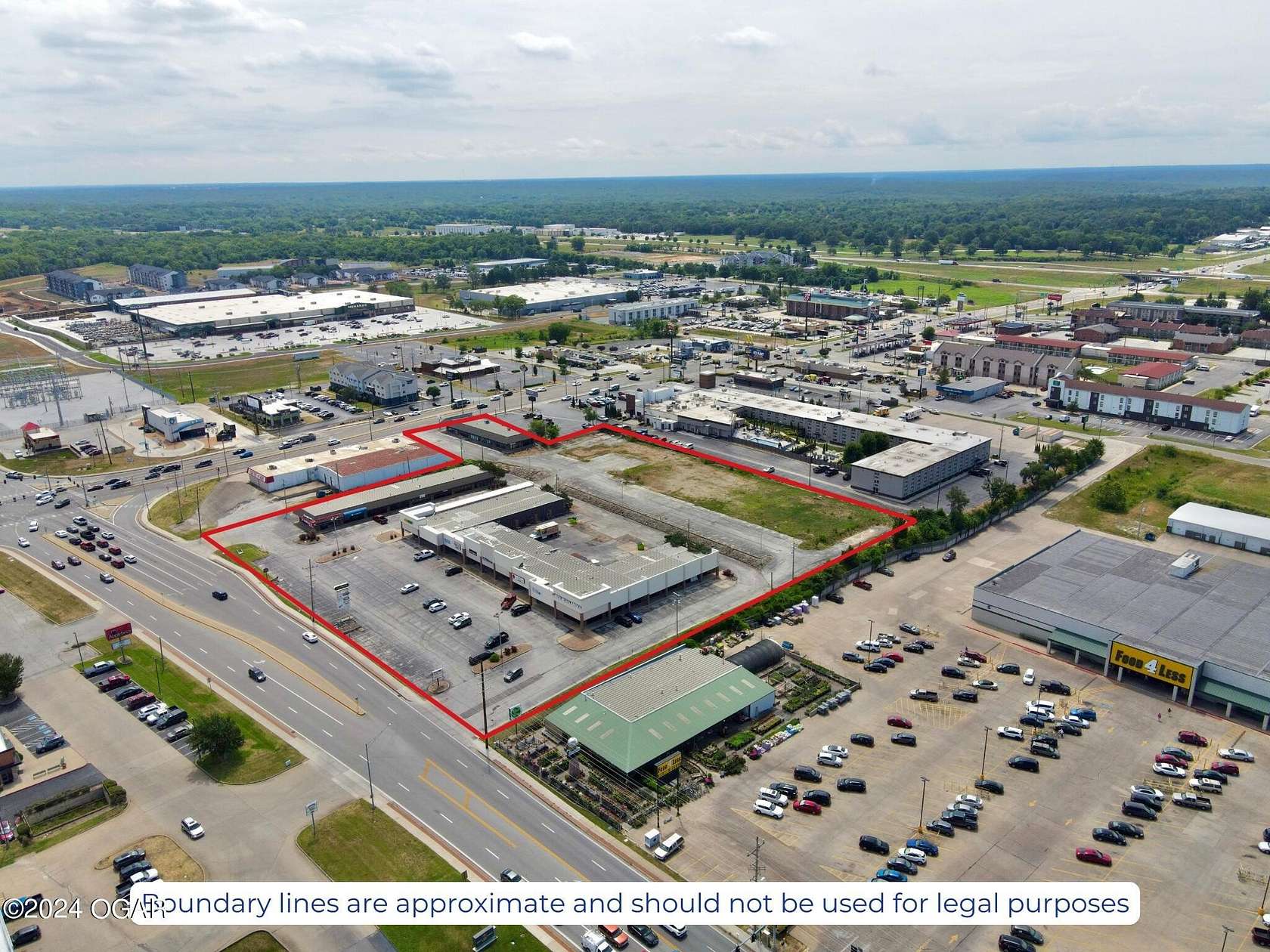 5.45 Acres of Improved Commercial Land for Sale in Joplin, Missouri