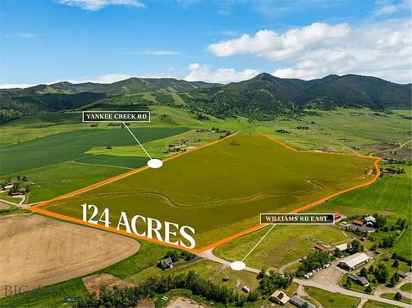 124.256 Acres of Agricultural Land for Sale in Gallatin Gateway, Montana