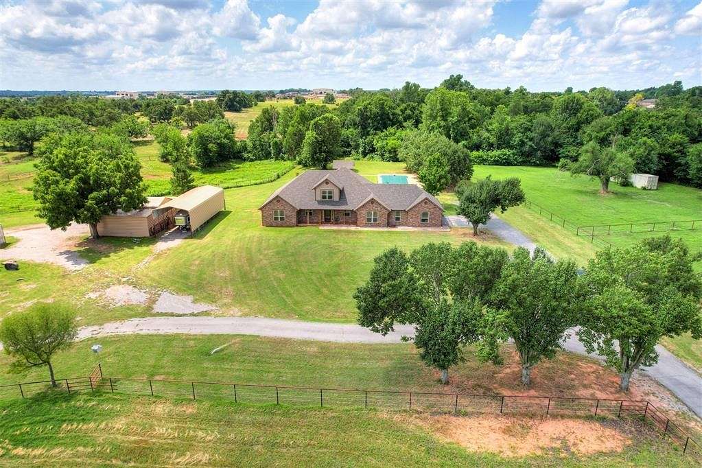 58.68 Acres of Land with Home for Sale in Blanchard, Oklahoma