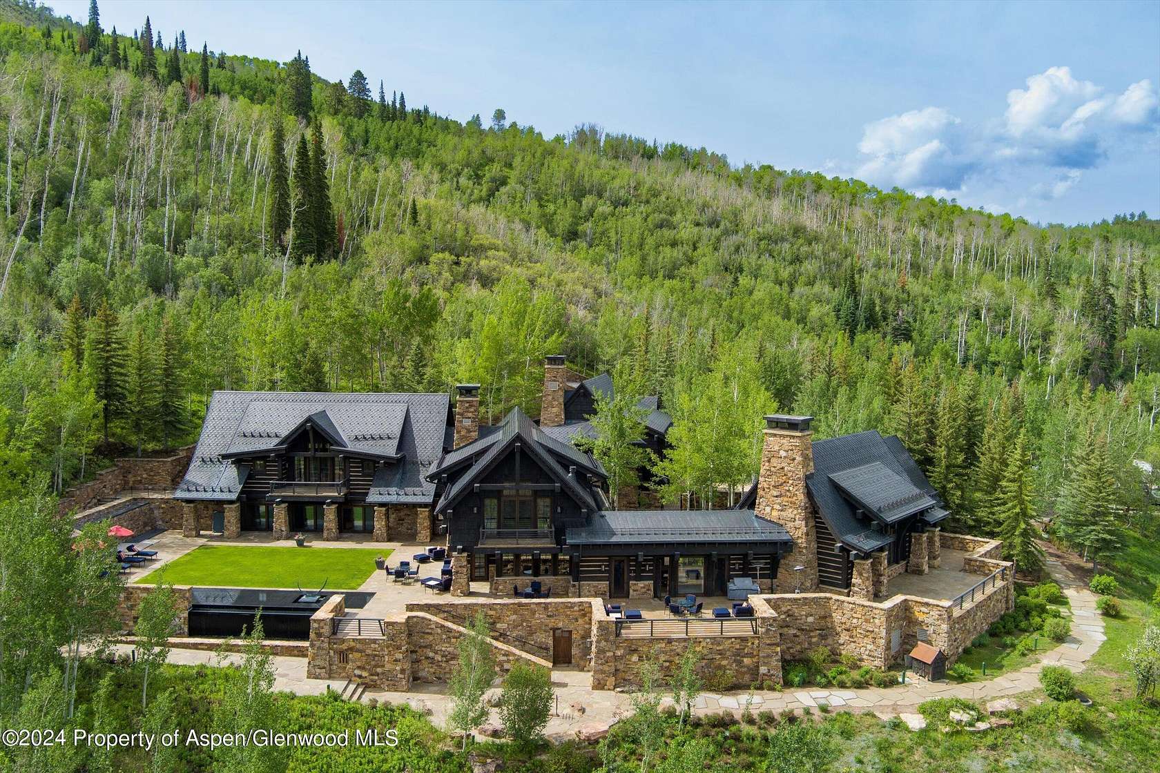 66.58 Acres of Land with Home for Sale in Aspen, Colorado