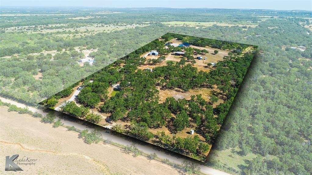 10.02 Acres of Land with Home for Sale in Cisco, Texas