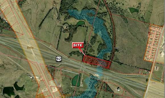 6.319 Acres of Land for Sale in Bells, Texas