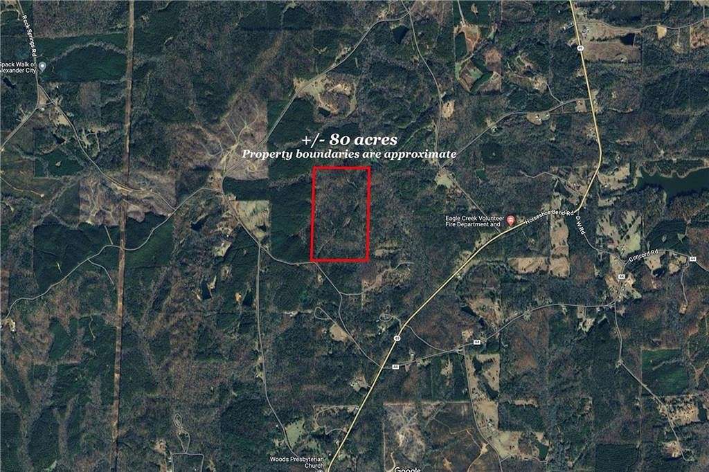 80 Acres of Land for Sale in Dadeville, Alabama