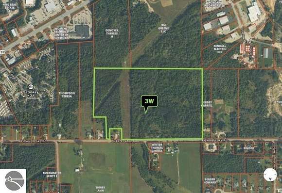 55.42 Acres of Land for Sale in Petoskey, Michigan