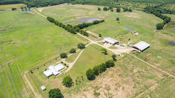 642 Acres of Agricultural Land with Home for Sale in Sulphur Springs, Texas