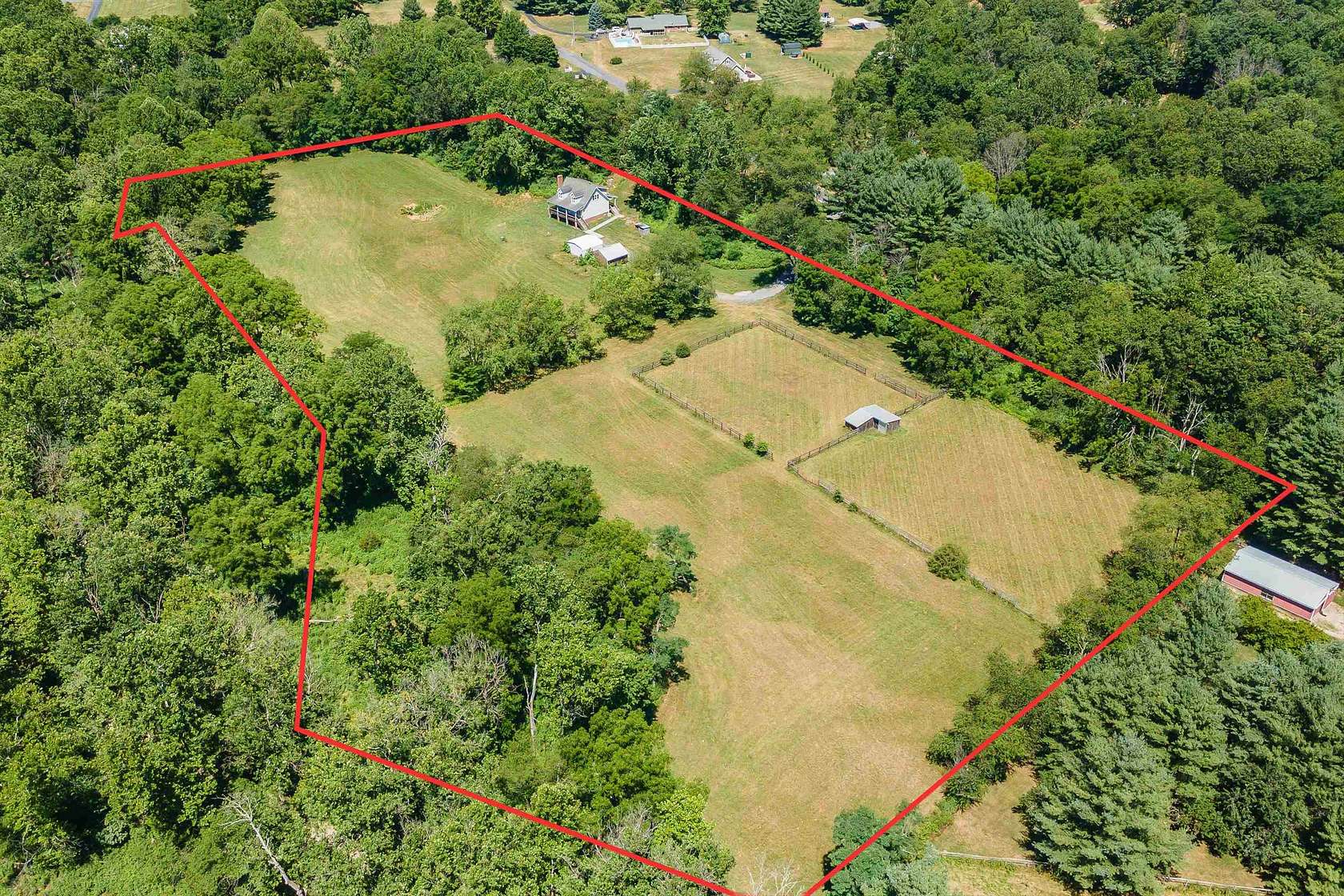 10.13 Acres of Land with Home for Sale in Swoope, Virginia