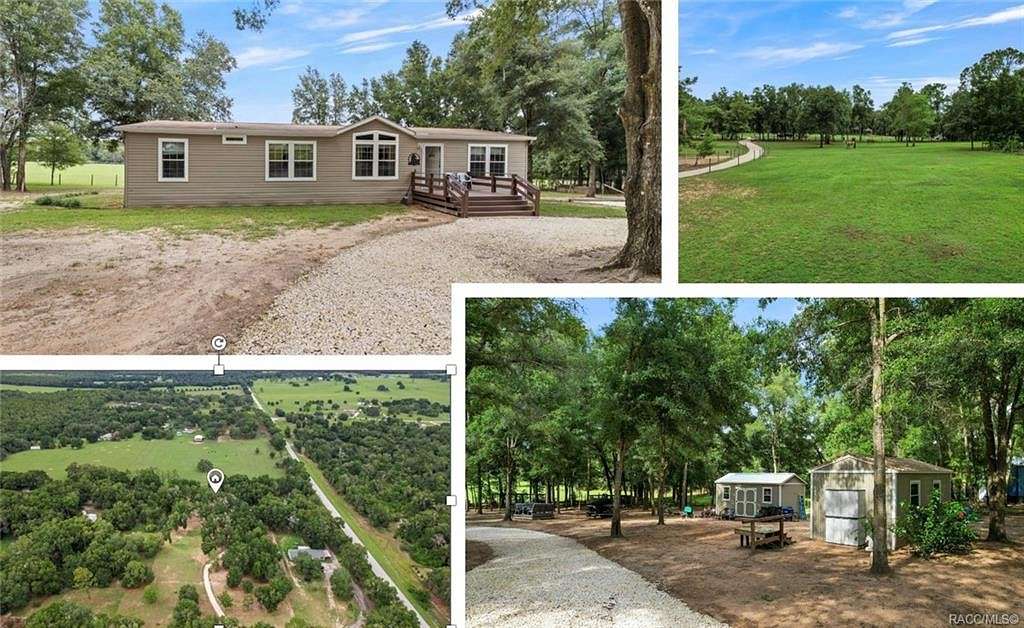 4.12 Acres of Residential Land with Home for Sale in Inverness, Florida