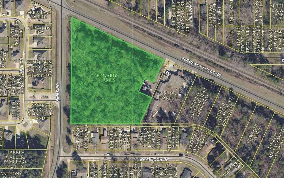 4.44 Acres of Commercial Land for Sale in Shreveport, Louisiana
