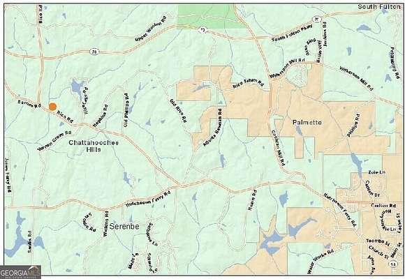 35.519 Acres of Land for Sale in Chattahoochee Hills, Georgia