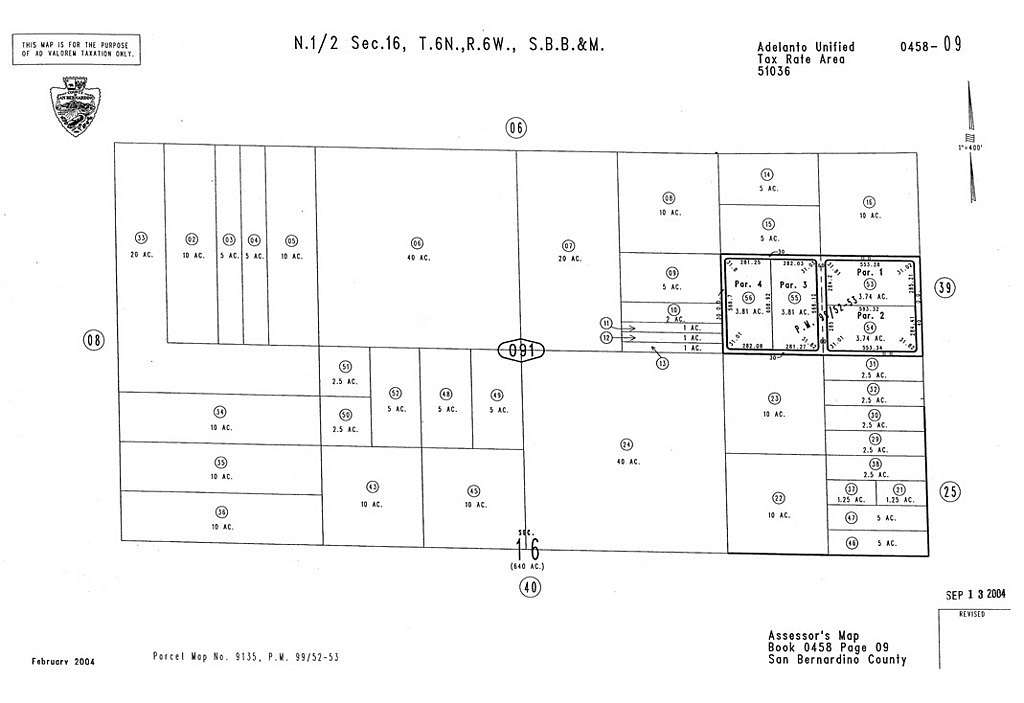 1.25 Acres of Land for Sale in Adelanto, California