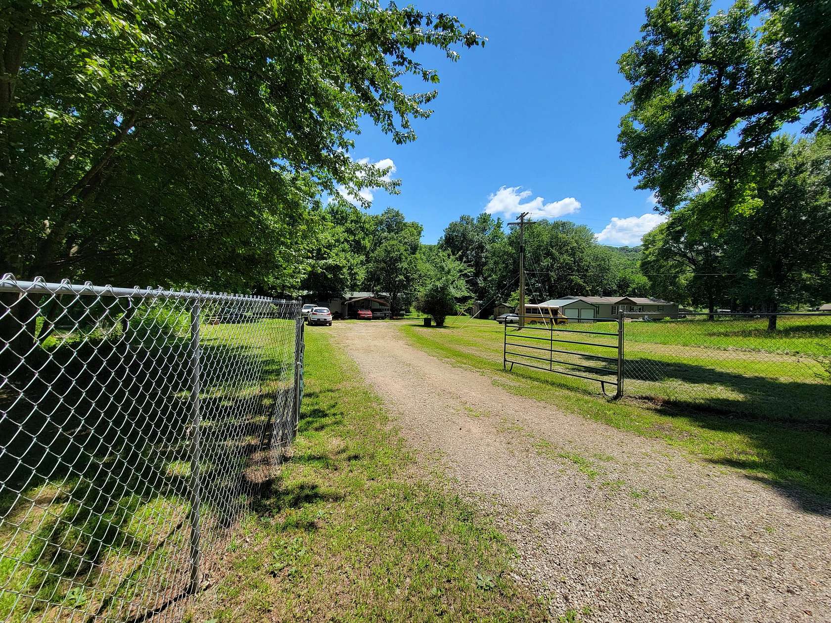 13.26 Acres of Recreational Land with Home for Sale in Ozark, Arkansas
