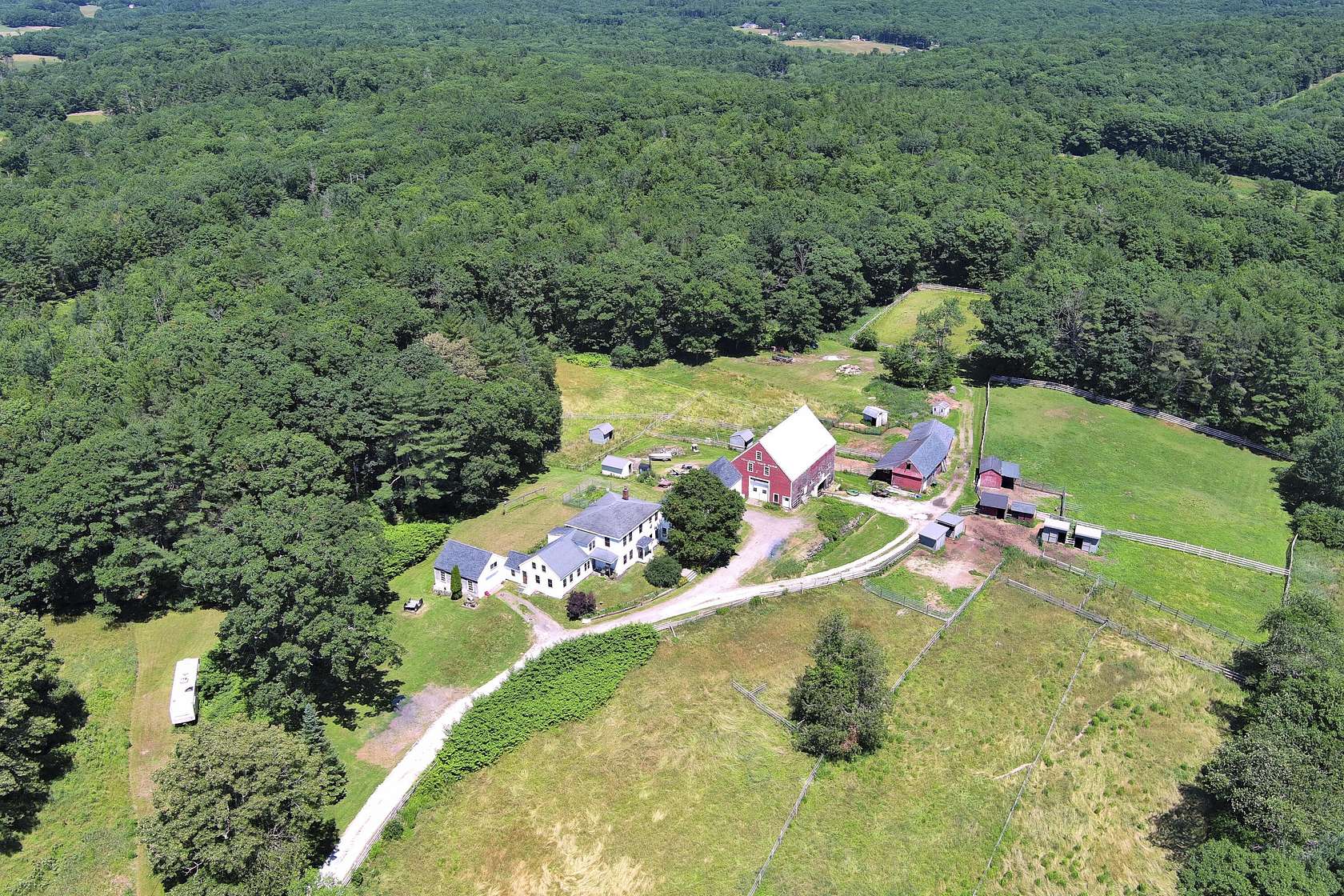 84.85 Acres of Land with Home for Sale in Warren, Maine