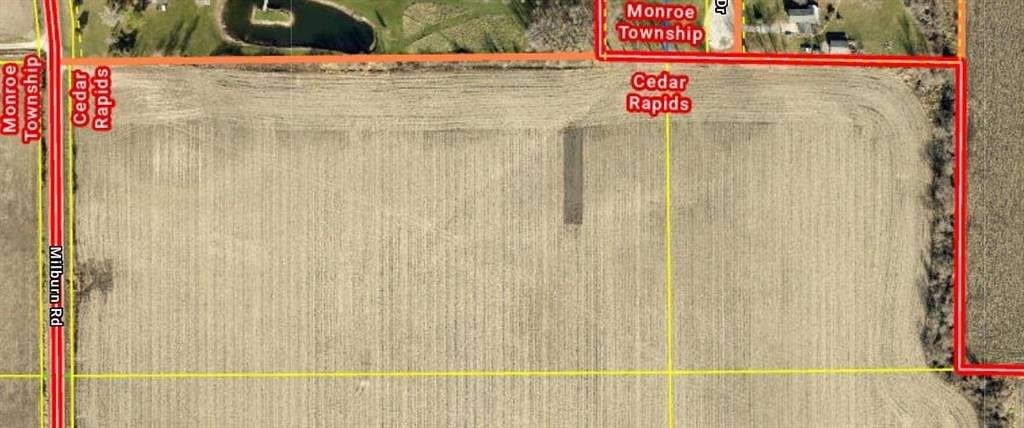 29.26 Acres of Agricultural Land for Sale in Cedar Rapids, Iowa