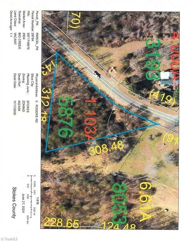 1.1 Acres of Residential Land for Sale in Mount Airy, North Carolina