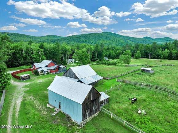 35 Acres of Agricultural Land with Home for Sale in Thurman, New York