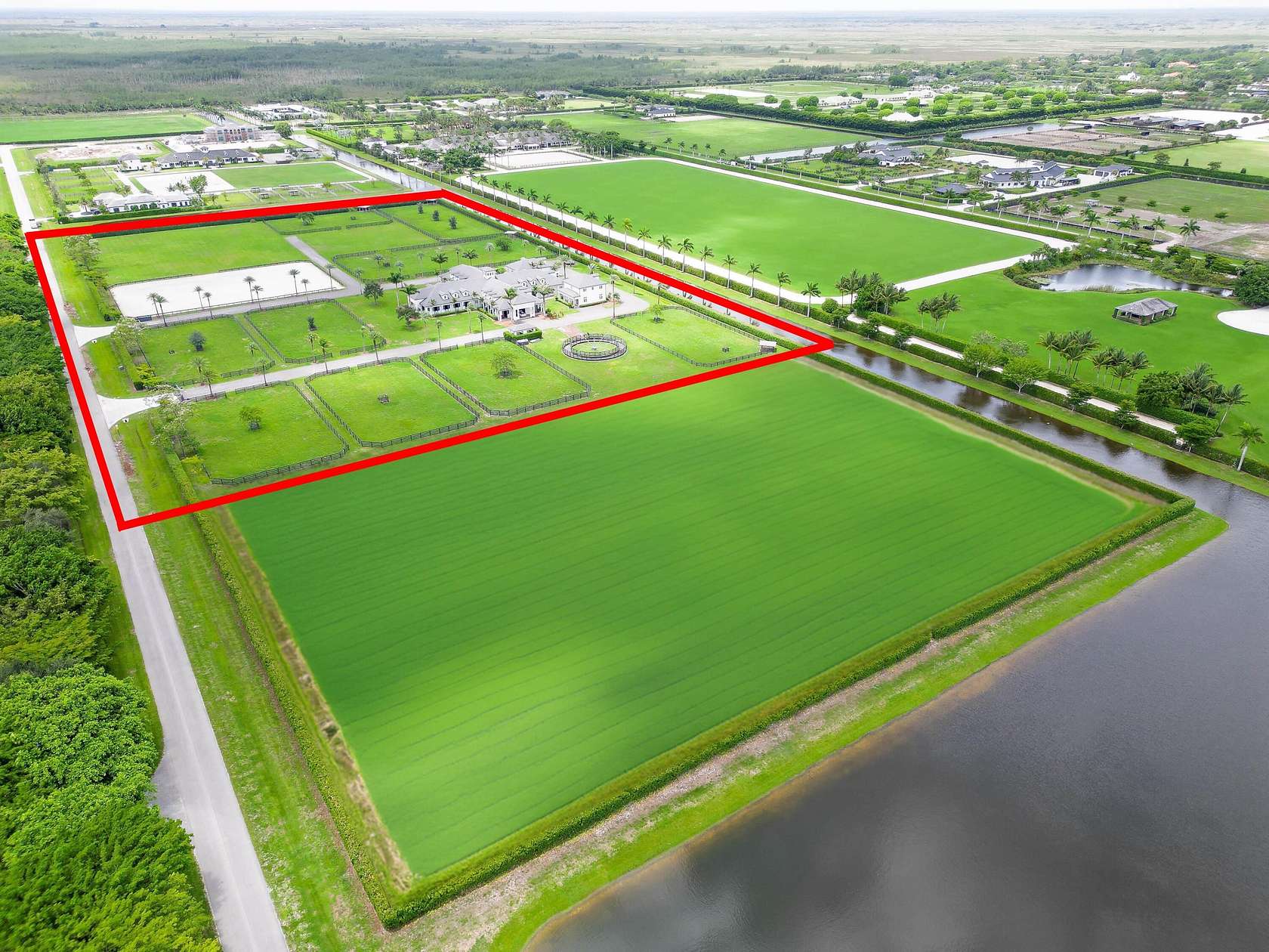 22.52 Acres of Agricultural Land with Home for Sale in Wellington, Florida