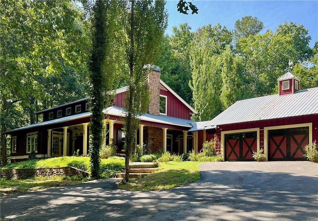 5.37 Acres of Land with Home for Sale in Canton, Georgia
