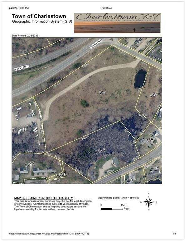 8.07 Acres of Mixed-Use Land for Sale in Charlestown, Rhode Island