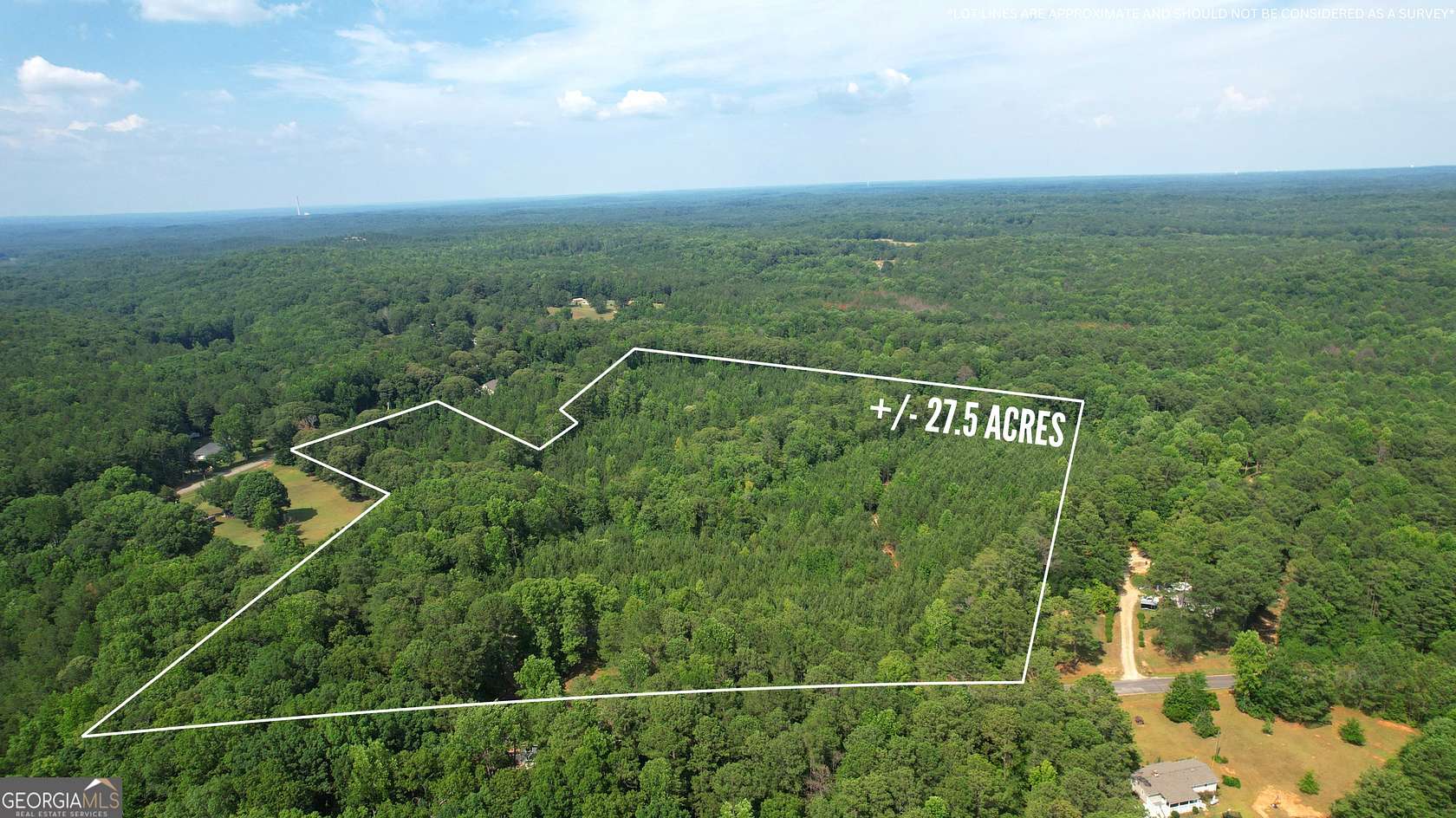 27.51 Acres of Recreational Land for Sale in Newnan, Georgia