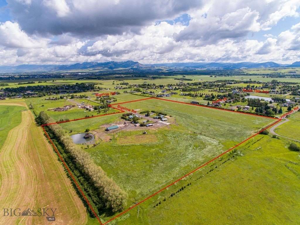 35 Acres of Improved Agricultural Land for Sale in Bozeman, Montana