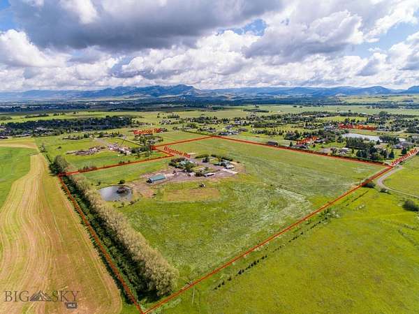 35 Acres of Improved Agricultural Land for Sale in Bozeman, Montana