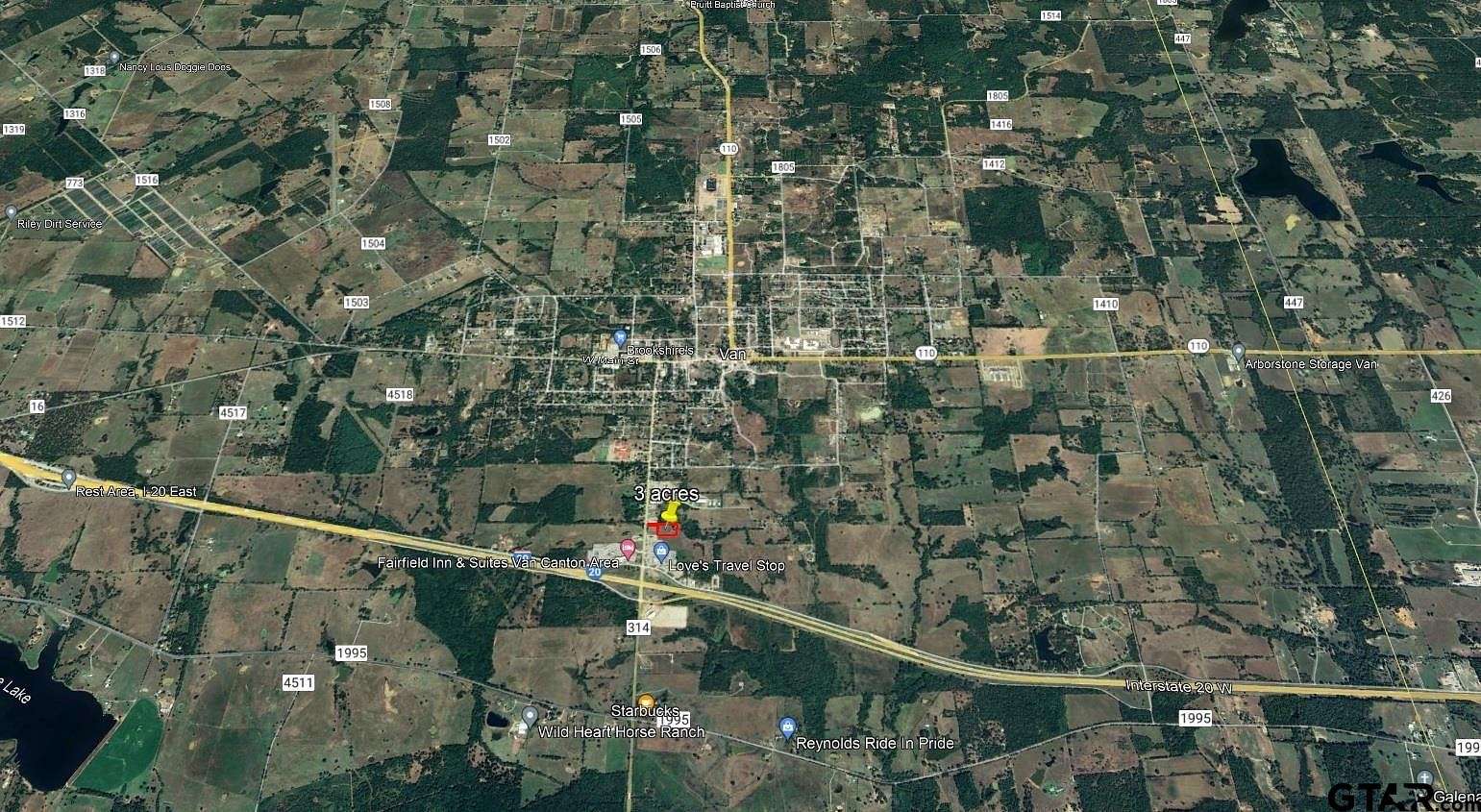 3 Acres of Commercial Land for Sale in Van, Texas