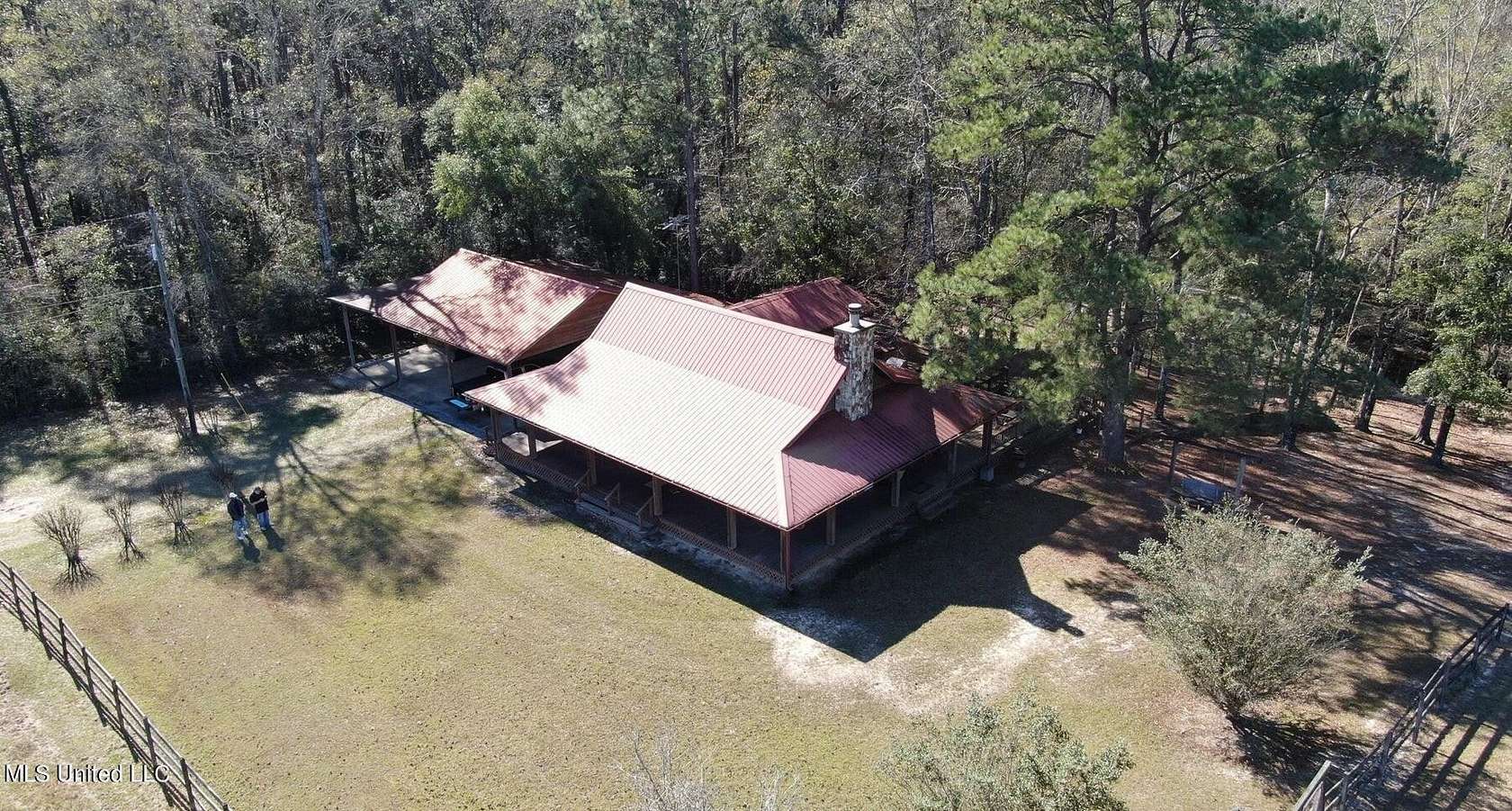 40.94 Acres of Land with Home for Sale in Lucedale, Mississippi
