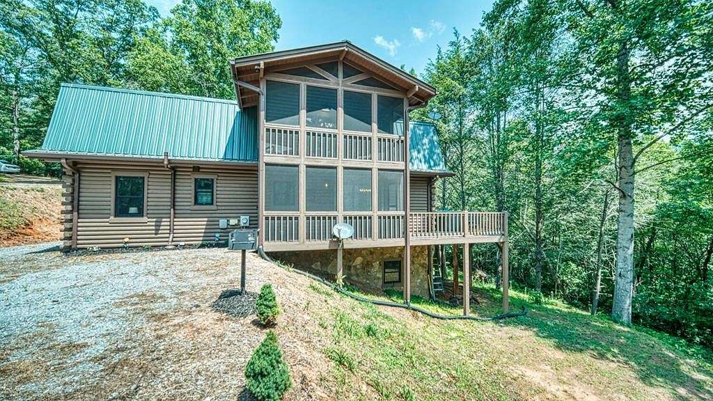 4.81 Acres of Residential Land with Home for Sale in Hiawassee, Georgia
