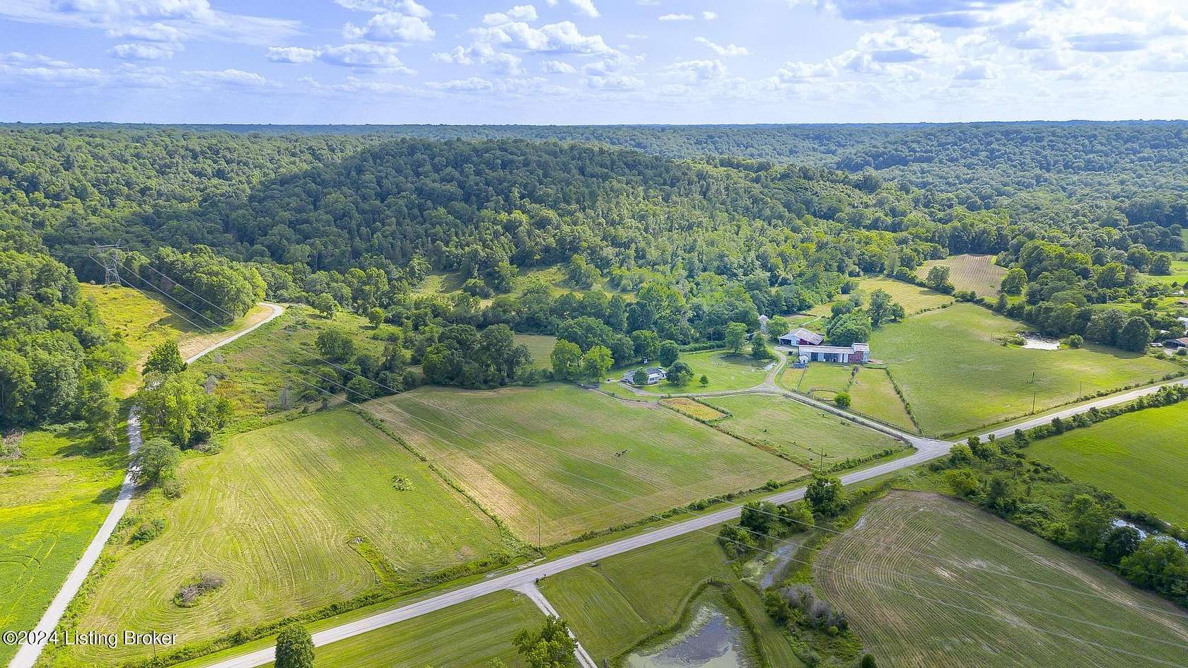 67 Acres of Land with Home for Sale in Campbellsburg, Kentucky