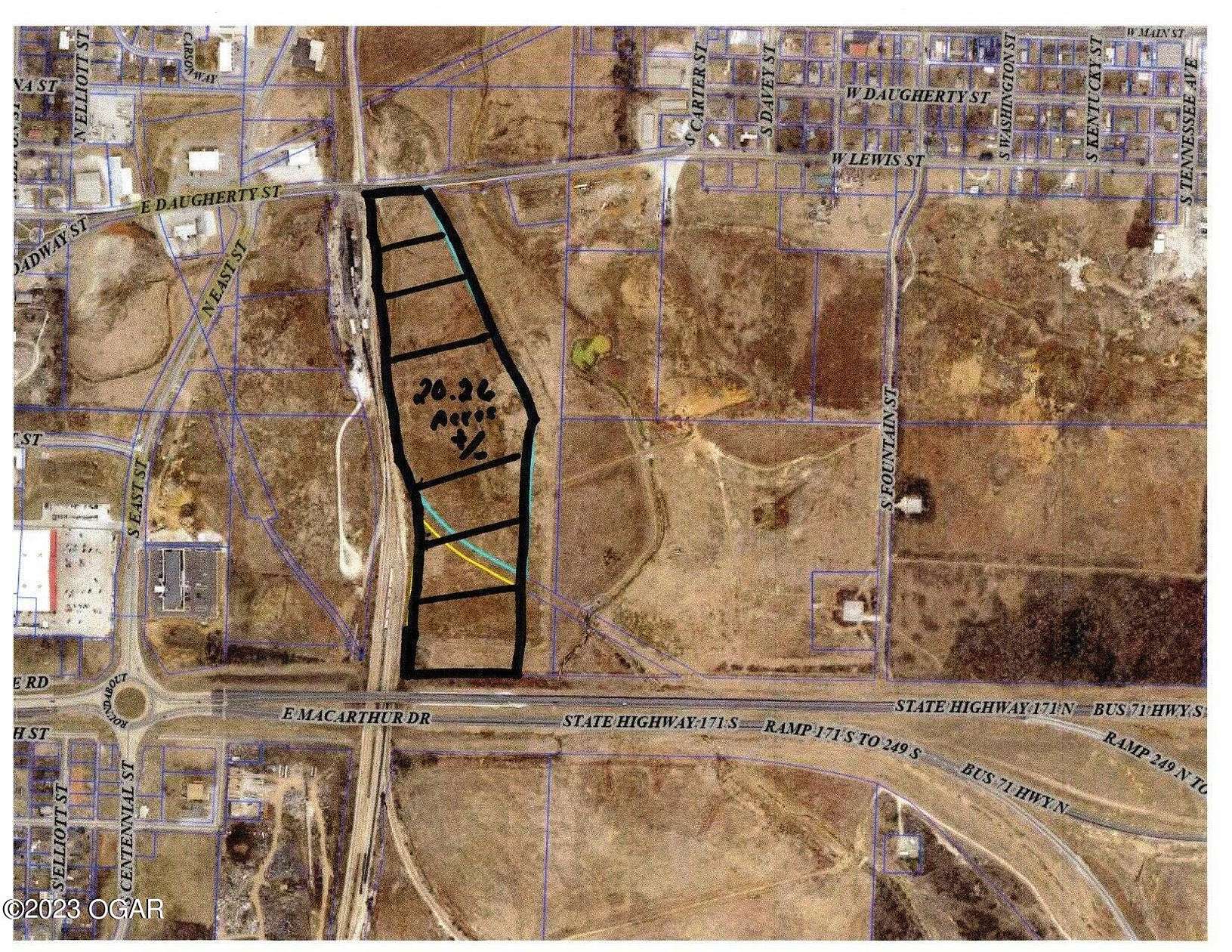 20 Acres of Commercial Land for Sale in Webb City, Missouri