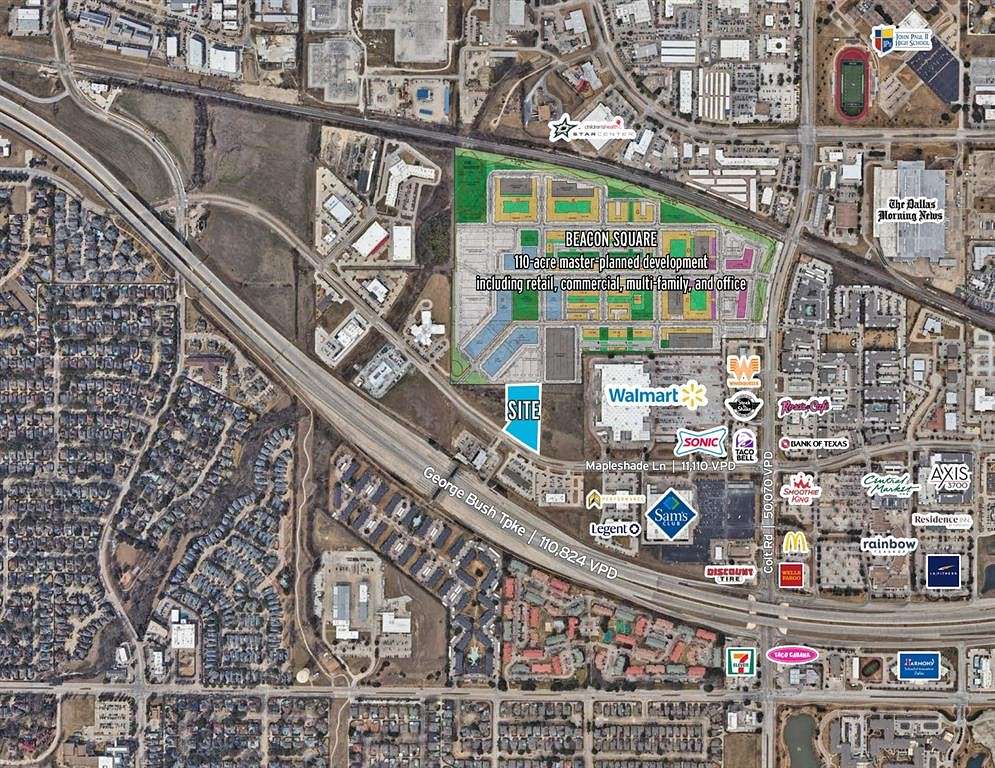 2.862 Acres of Commercial Land for Sale in Plano, Texas