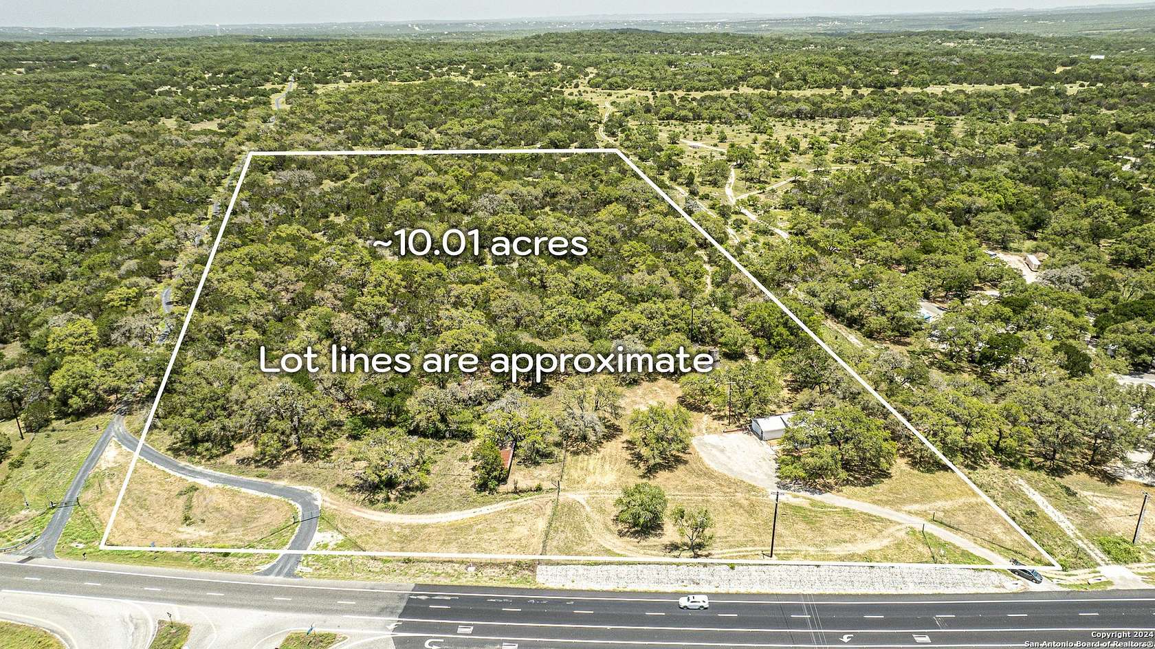 10 Acres of Improved Commercial Land for Sale in Spring Branch, Texas