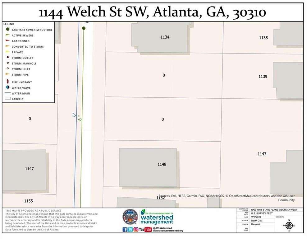 0.09 Acres of Residential Land for Sale in Atlanta, Georgia